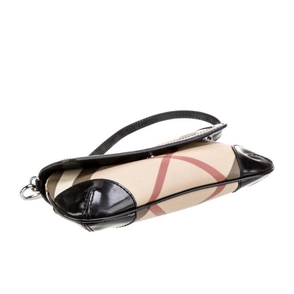 AUTH Burberry Nova Check Black and Cream Shoulder Bag - Picture 6 of 13